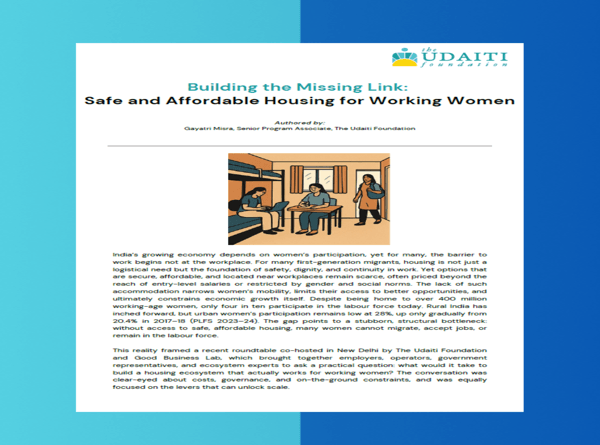 Building the Missing Link: Safe and Affordable Housing for Working Women